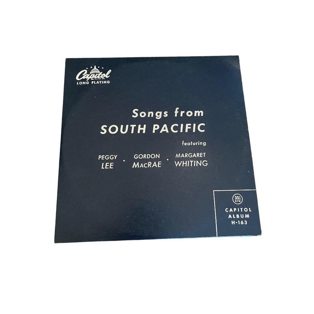 Capitol Songs from South‎ Pacific Long Playing 33 1/3 Record RPM H-163